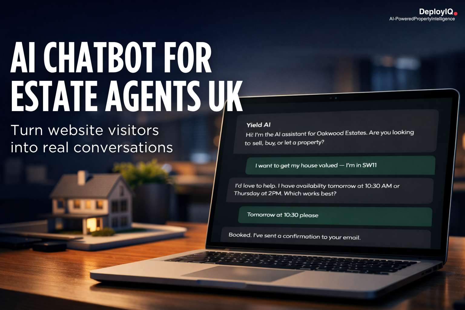 AI Chatbot for Estate Agents UK: Why Online AI Agents Are Replacing Contact Forms  | Yield